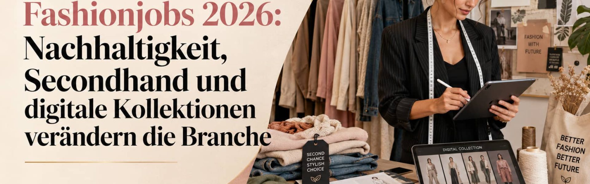 Fashionjobs 2026: Wie Qualität, Kreislaufwirtschaft und digitale Produktdaten die Branche neu sortieren